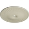 Ekena Millwork Galveston Ceiling Medallion (Fits Canopies up to 5 7/8"), 51"OD x 3 5/8"ID x 3 3/8"P, Clear Yellow CM51GLCYF - alternate 2